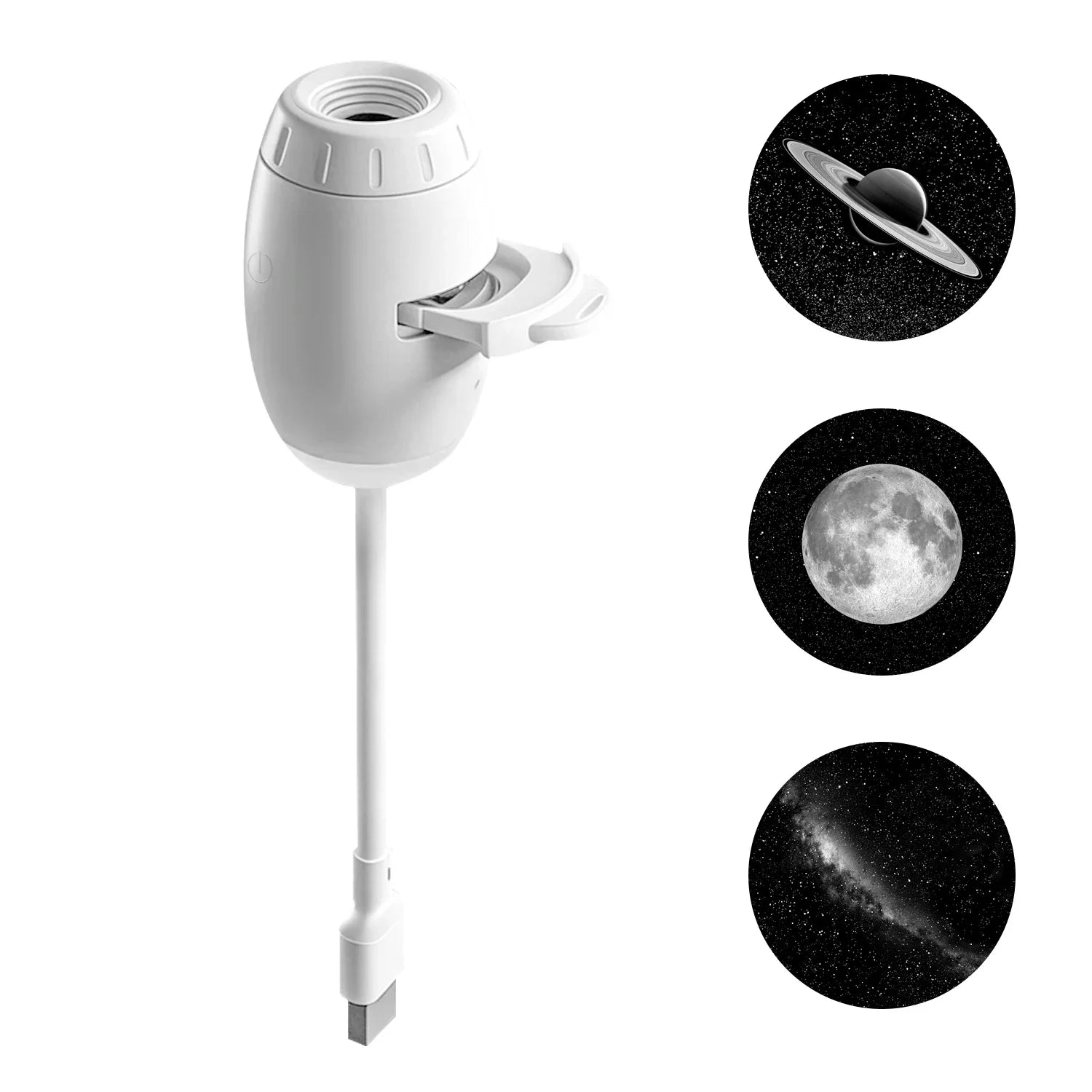 Mini 2 in 1 Star Projector with 12 Movies, Starry Sky Night Light